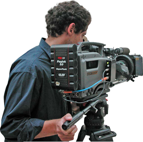 Share This Image - Video Camera Man Png (604x600), Png Download