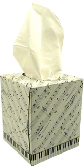 Tissues - Us Health Music Sheet Tissue Paper (got Music.) (330x651), Png Download