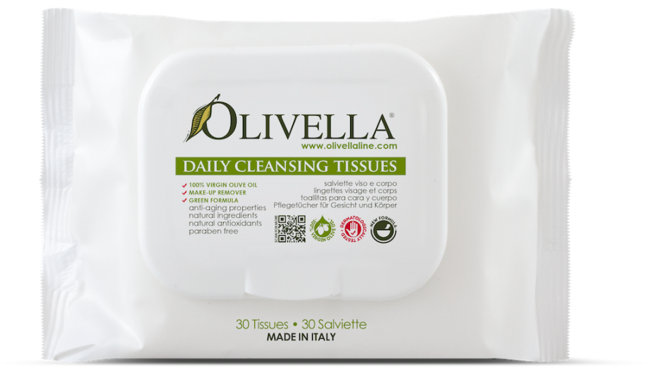 Olivella Face & Body Cleansing Tissues - Detergent (1080x1080), Png Download