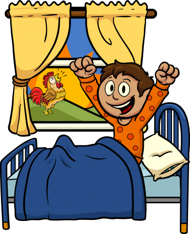 In Preparation For The Oklahoma Core Curriculum Tests, - Wake Up Clipart (391x480), Png Download