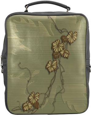 Withering Brown Grape Vine On Striped Background Elegant - Backpack (500x500), Png Download