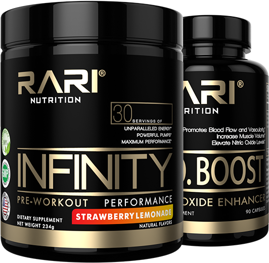 Extreme Pre-workout Stack - Rari Nutrition Infinity - 30 Servings - Strawberry (600x600), Png Download