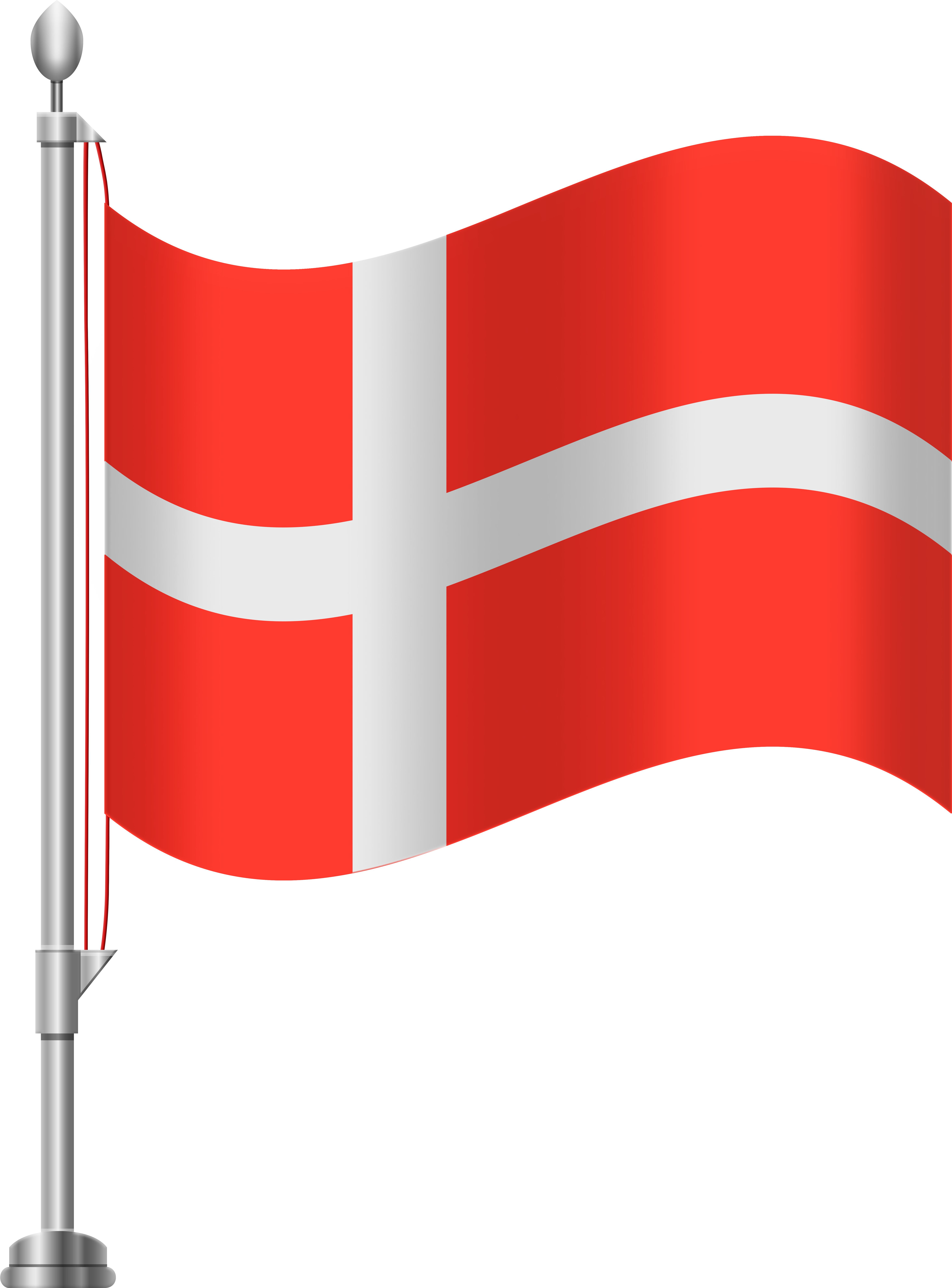 Denmark Flag Png Clip Art (6141x8000), Png Download