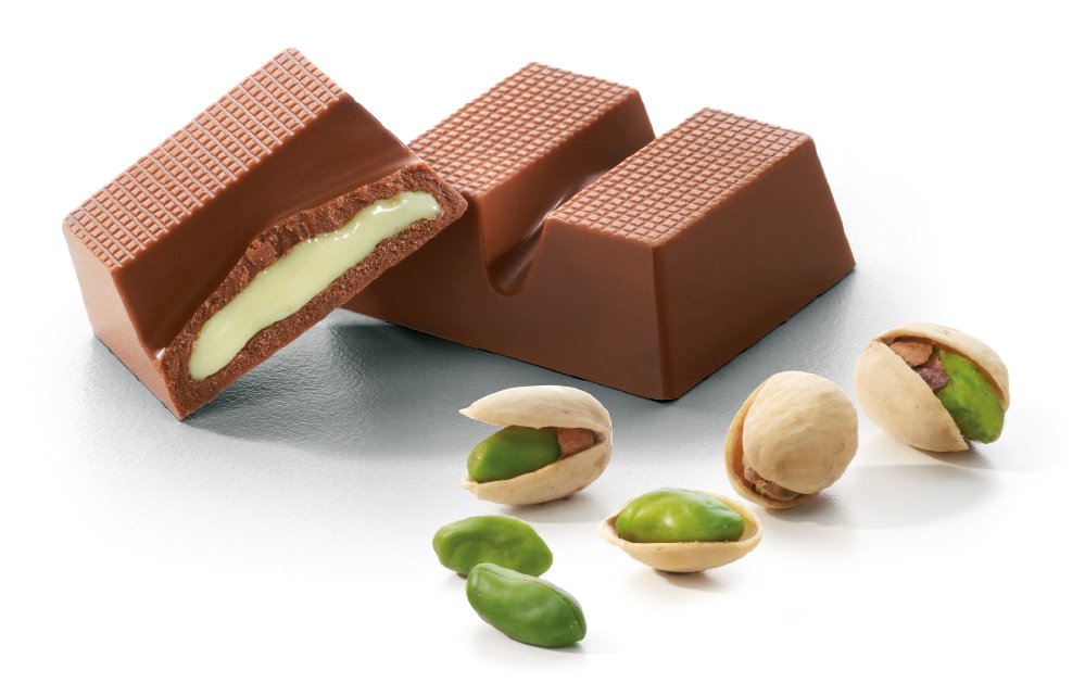 Milk Pistachio Low Fat - Cavalier Stevia Chocolate Bar Caramel Milk, 40g (1280x1024), Png Download