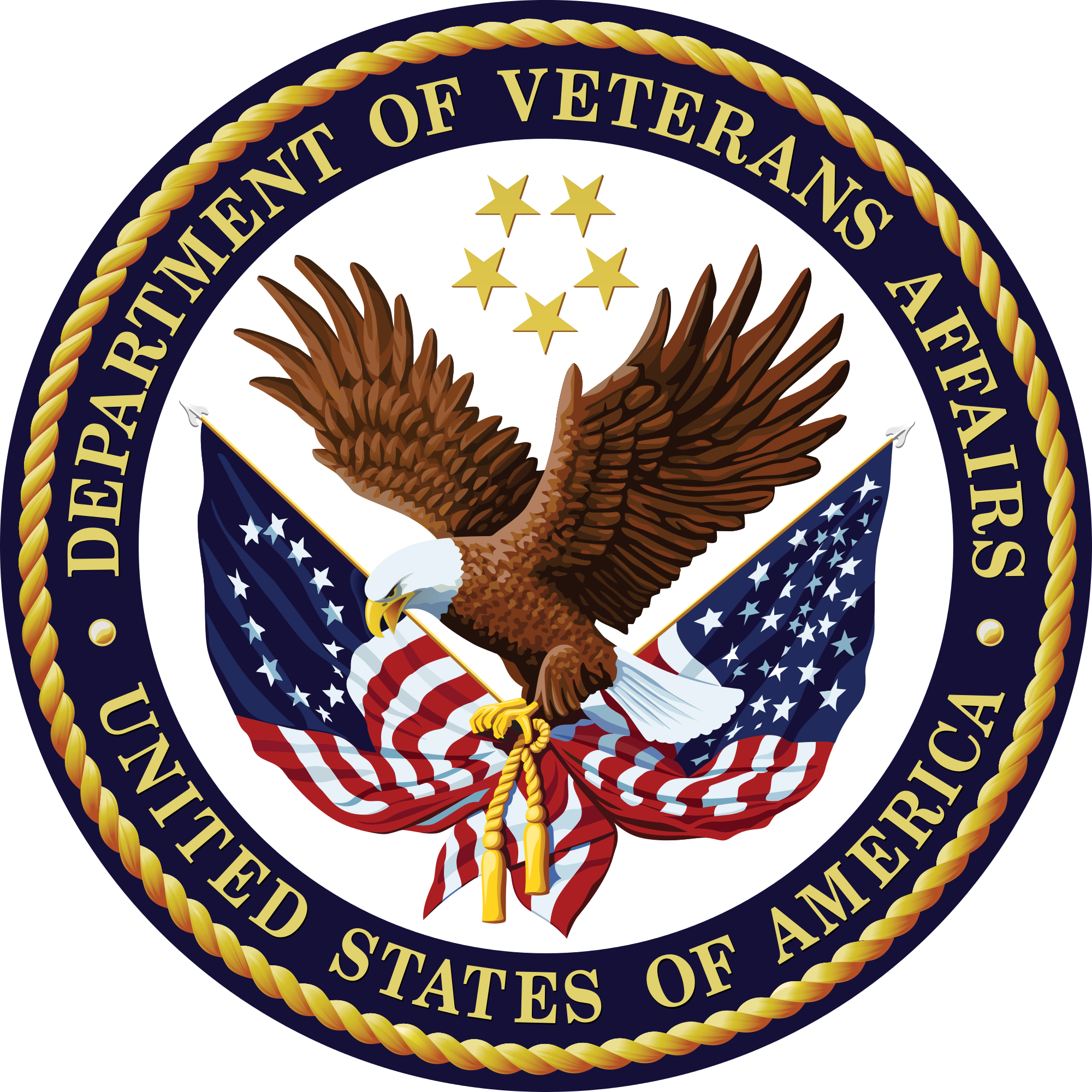 Open - Secretary Of Veterans Affairs Seal (2000x2000), Png Download
