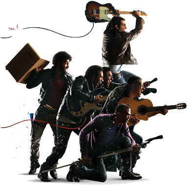 Rock Band Png File - Rock Band Png (400x390), Png Download