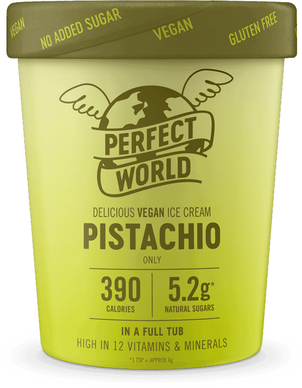Pistachio - Perfect World Ice Cream (600x769), Png Download