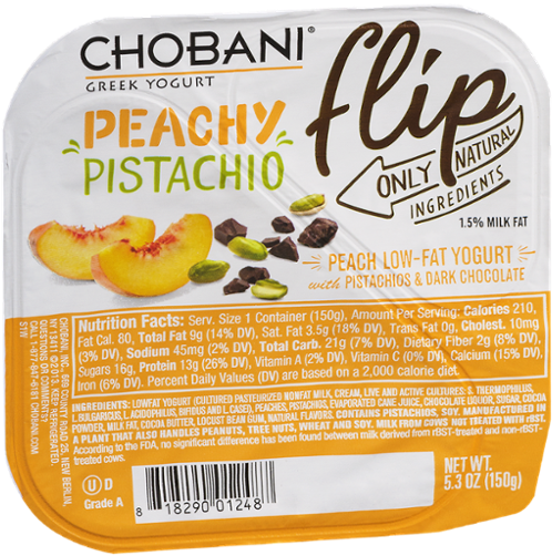 Chobani Flip Greek Yogurt, Key Lime Crumble - 5.3 Oz (600x600), Png Download