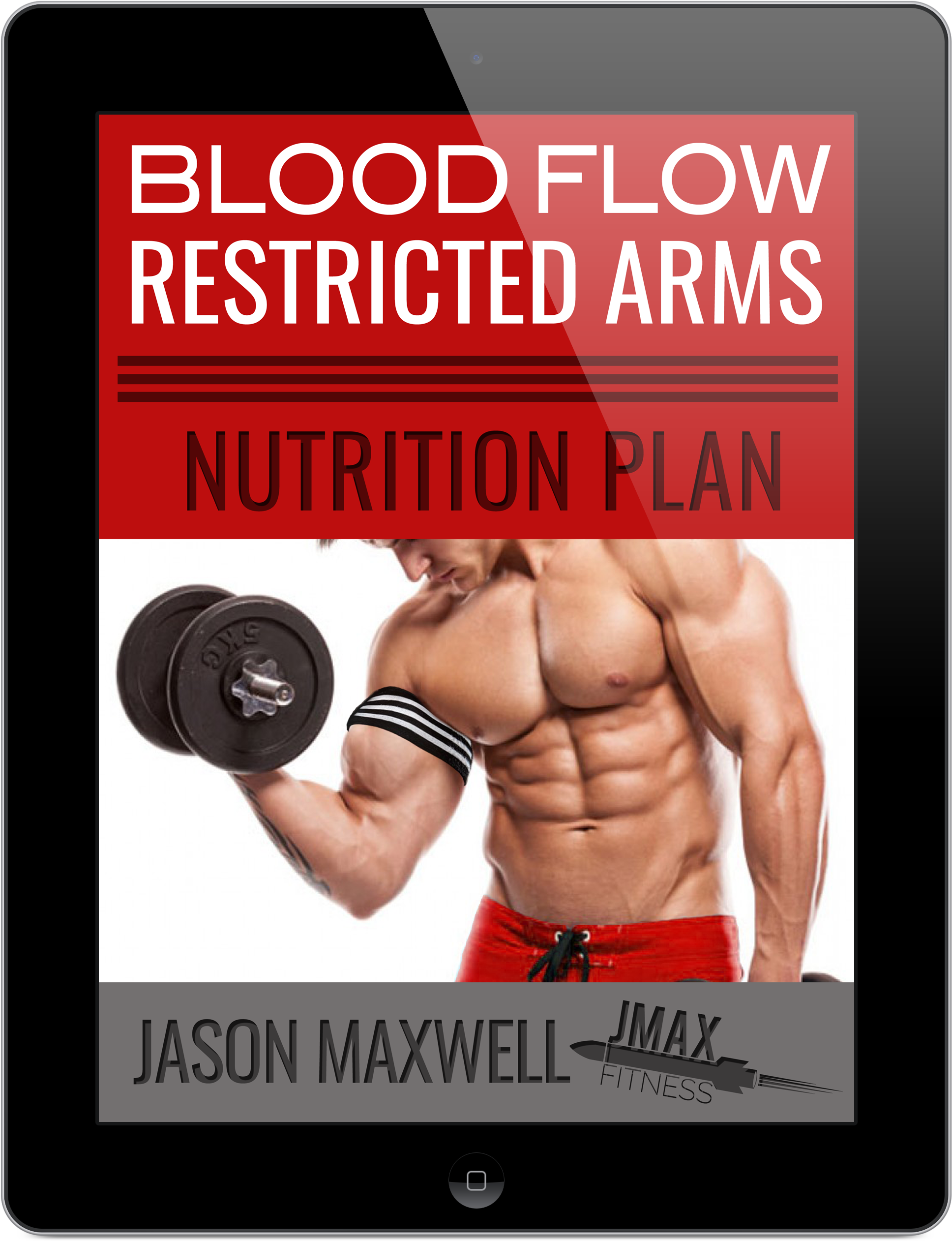 Blood Flow Restricted Arms Nutrition Plan - Occlusion Training Bands By Bfr Bands, Pro Model, 2 (2300x3000), Png Download