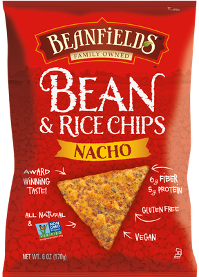 Beanfields Nacho Bean And Rice Chips - Beanfields Bean And Rice Chips (400x400), Png Download