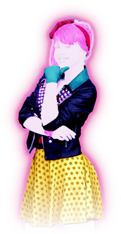 Ikissed Coach 1 Big - Just Dance I Kissed A Girl Png (500x500), Png Download