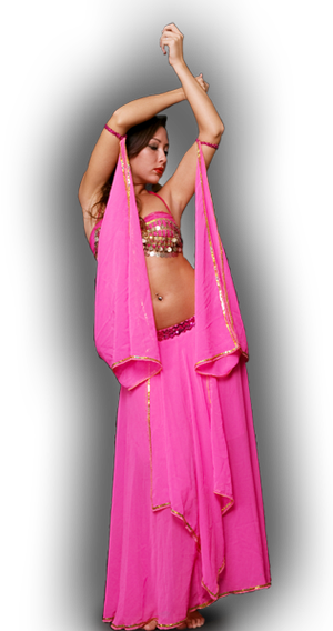 Belly Dance (300x568), Png Download