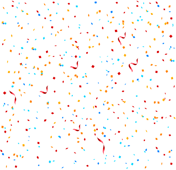 Confetti Transparent Clip Art Image - Polka Dot (600x579), Png Download
