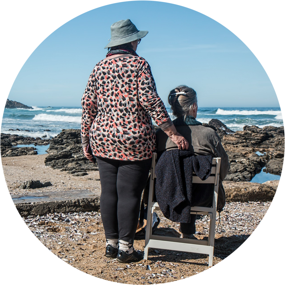 Elderly & The Community (1000x1000), Png Download
