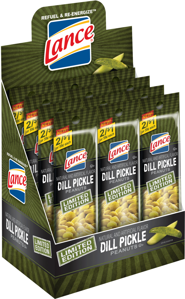 Lance Dill Pickle Peanuts - Lance Dill Pickle Peanuts Tube (653x1030), Png Download