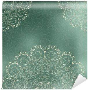 Beautiful Arabesque Lace Pattern Background Vector - Motif (400x400), Png Download