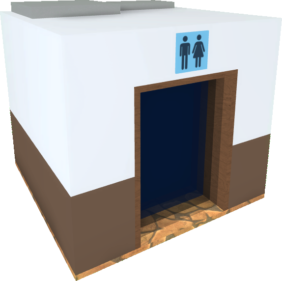Tpt2 - Restroom - Wikia (574x572), Png Download