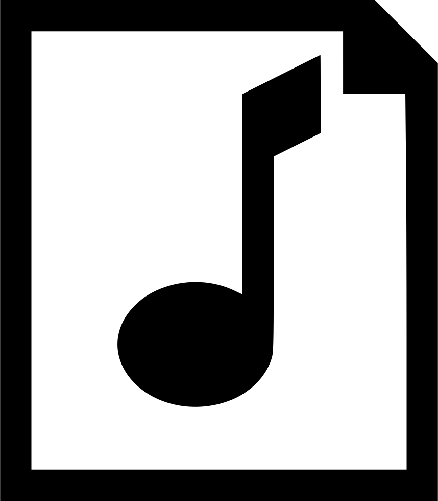 Document Music Note (858x980), Png Download