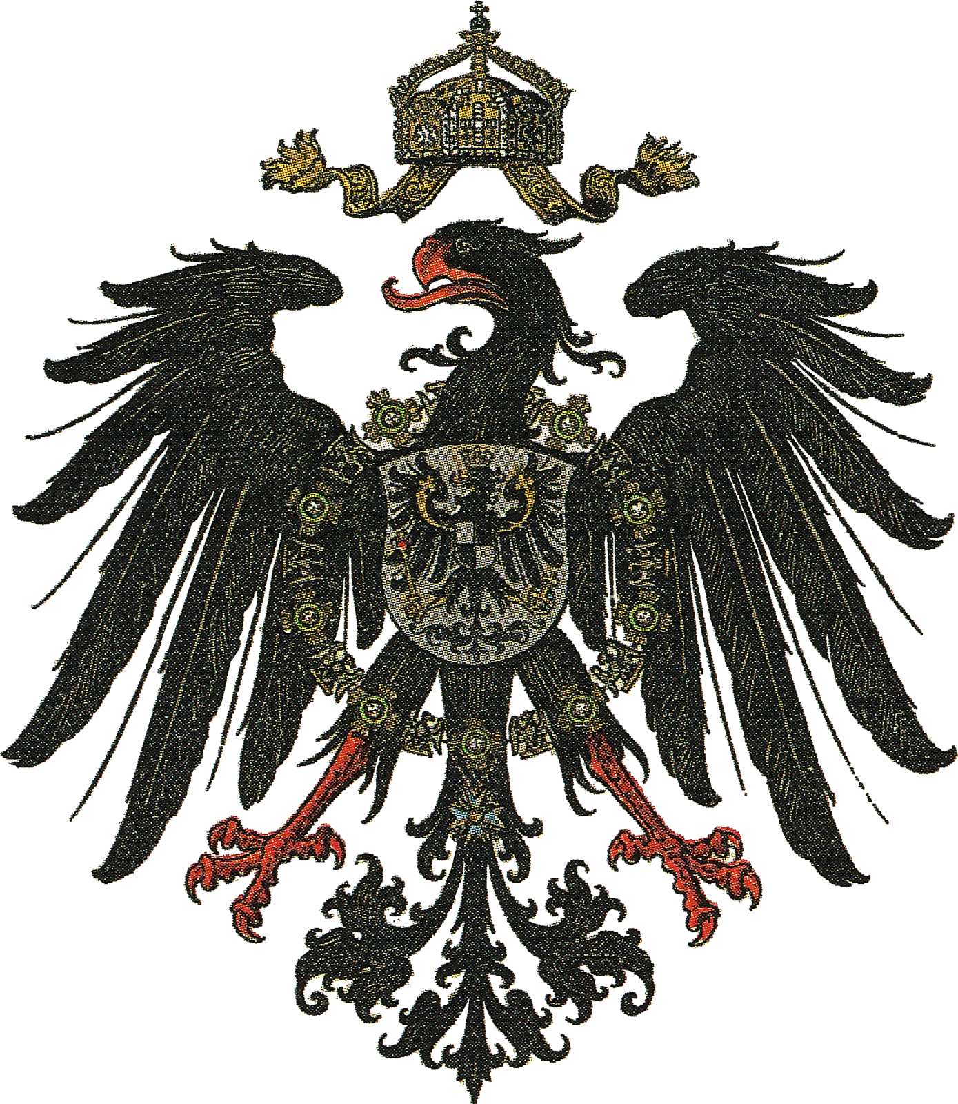 Wappen Deutsches Reich - Deutsches Reich Wappen (1389x1600), Png Download