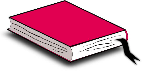 Book Clip Art - Thin Book Clipart (600x309), Png Download