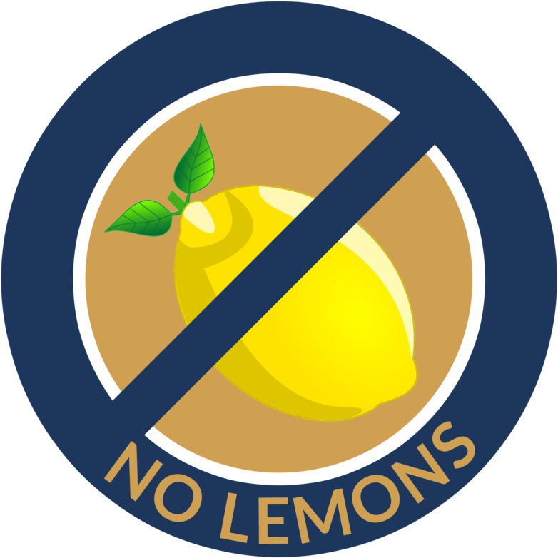 Download No Lemons Guarantee No Lemons PNG Image with No Background