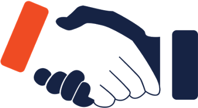 Shake Hand Logo Png (505x281), Png Download