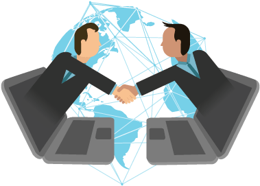 Shake Hand Marketing (657x307), Png Download