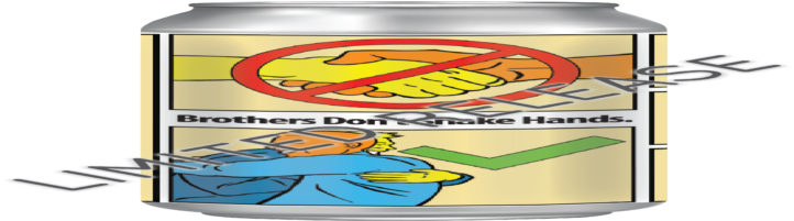 Brothers Don't Shake Hands - Illustration (736x200), Png Download