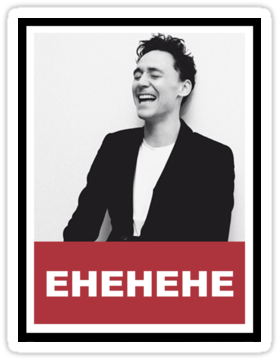 Ehehe By Tom Hiddleston Ehehe - Tom Hiddleston (375x360), Png Download