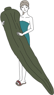 Protection Baths With Okra - Illustration (338x450), Png Download