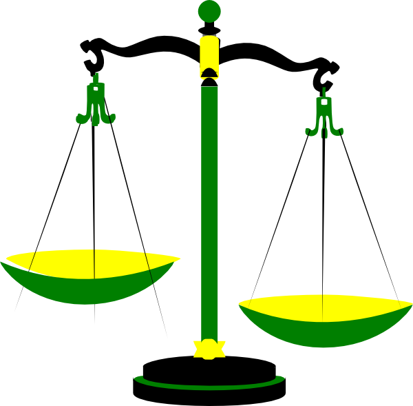 Balance Scale Clip Art Vector Free For Download On - Balance Between Wants And Needs (600x589), Png Download