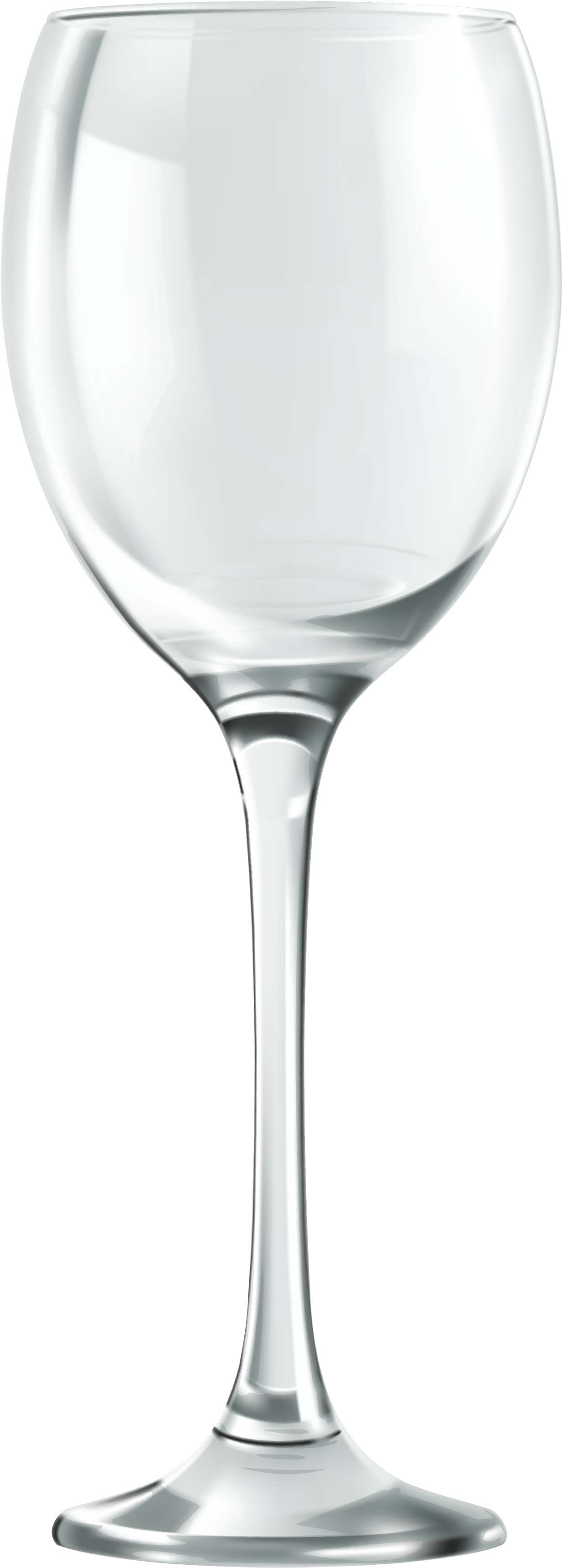 Empty Wine Glass Png Clipart - Empty Wine Glass Png (1308x3500), Png Download