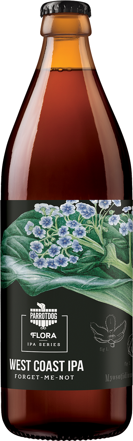 Parrot Dog Kowhai Double Ipa 500ml (500x1543), Png Download