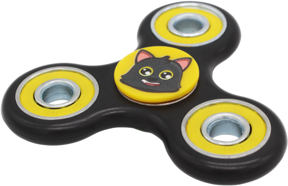 Sir Meows A Lot Fidget Spinner (600x600), Png Download
