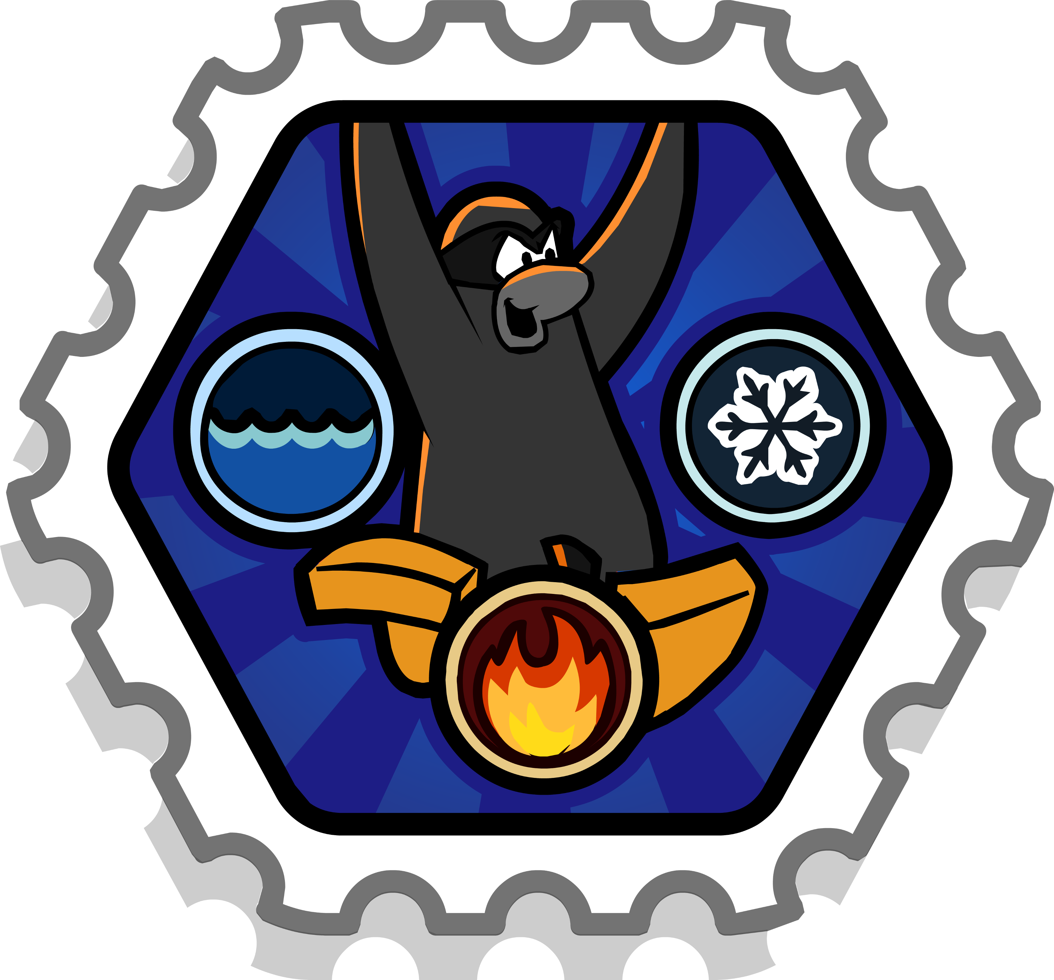Team Revival Stamp - 3 Coin Bubbles Stamp (3500x3254), Png Download