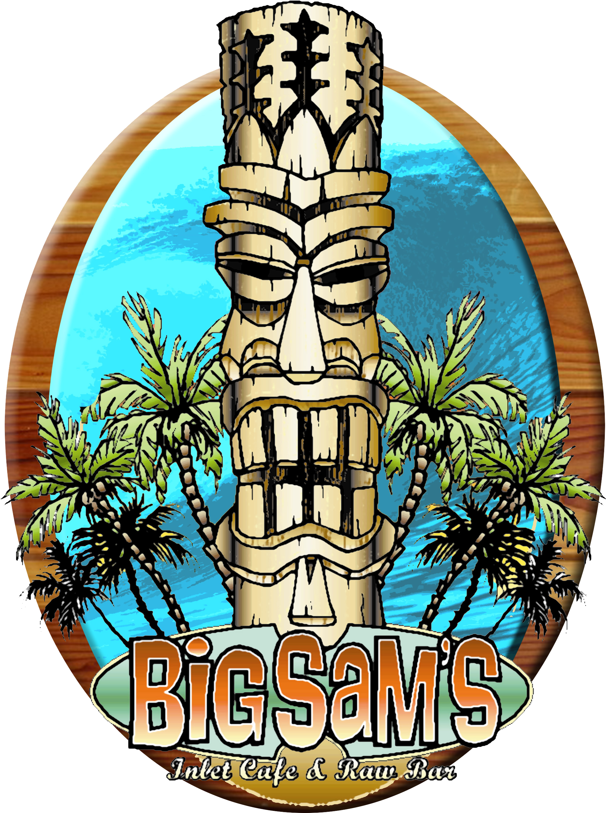 Bigsams Logo Web - Tiki Surf Design (2550x3300), Png Download