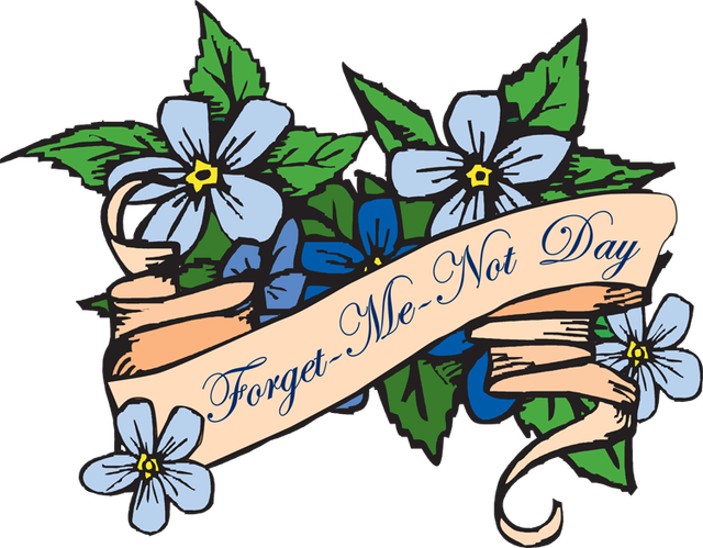 Forget Me Not Day (640x499), Png Download
