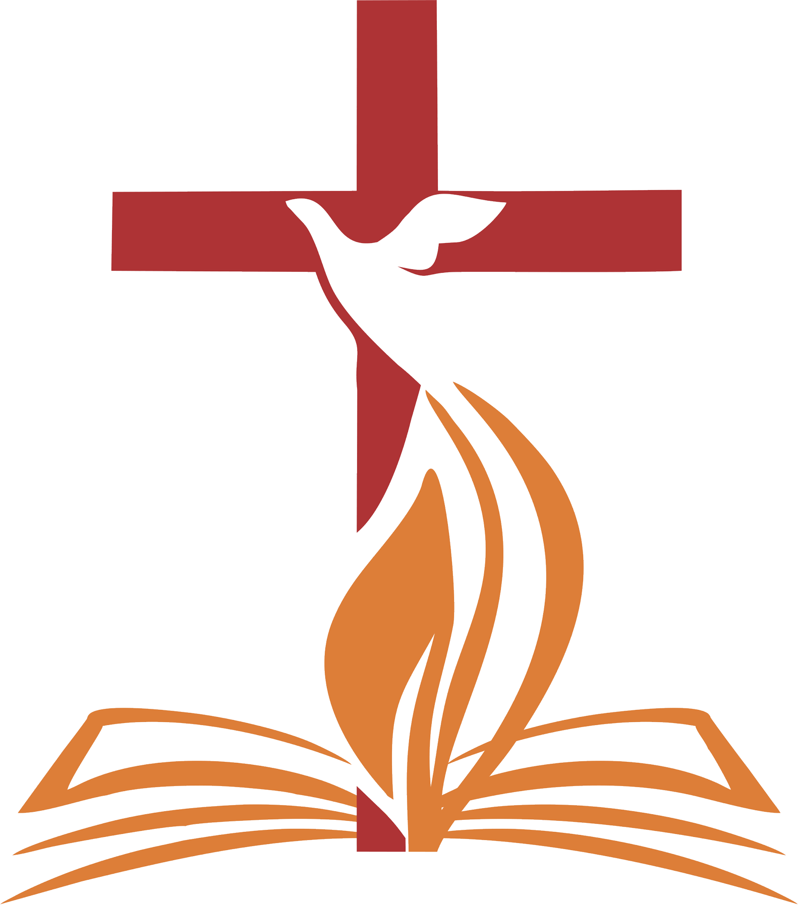 Mission Clipart Revival - Cruz Y Paloma Dibujo (1582x1795), Png Download