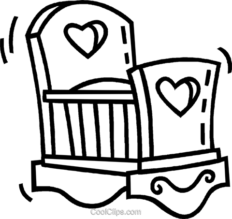 Baby's Crib - Baby Crib Clip Art (480x453), Png Download
