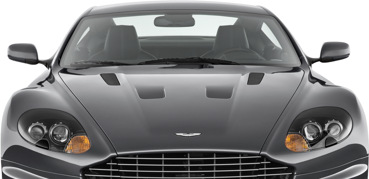 Locations - Aston Martin Db9 Hood (1600x685), Png Download