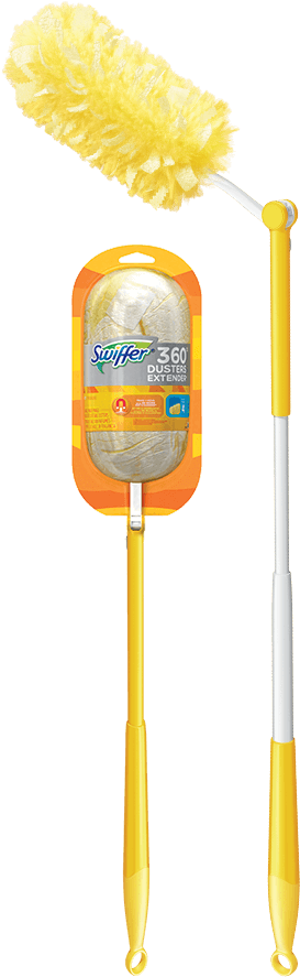 Swiffer Dusters Heavy Duty Extender Handle Starter - Swiffer 360 Dusters Extender Kit - Extends Up (940x940), Png Download