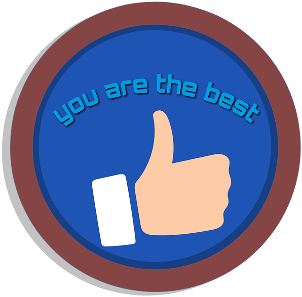 The Best, Motivation, Click, Clipart, Sticker, Like - Clip Art (720x720), Png Download