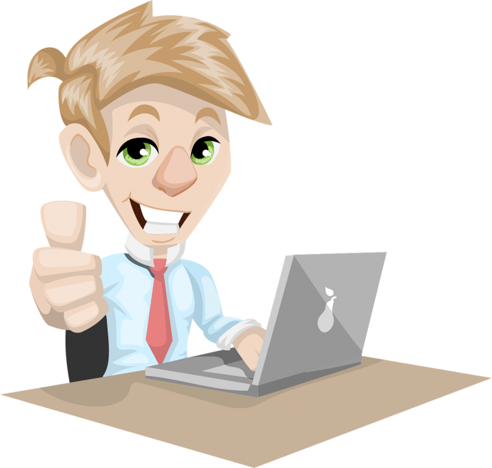 8 Ways Social Media Can Help You Reach More Patients - Working On Laptop Png (690x656), Png Download