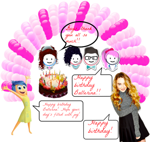 File - Birthdaygift - Balloon Decoration For Birthday Party (480x480), Png Download