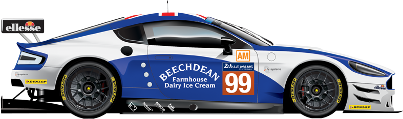 #99 - Sports Sedan (800x233), Png Download