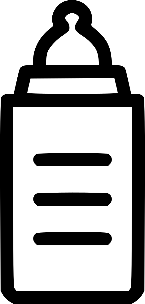 Milk Bottle - (468x980), Png Download