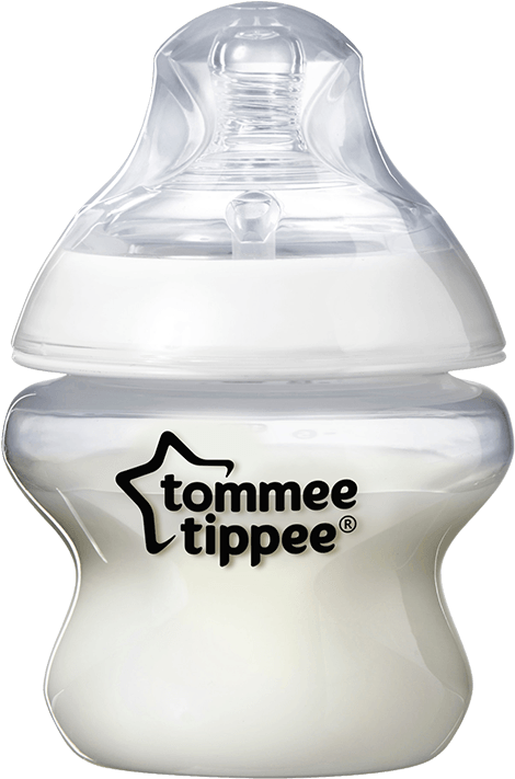 150ml Bottle With Milk And Lid - Tommee Tippee Bottles 150 (800x800), Png Download