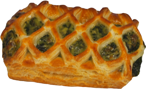 Spinach & Feta Danish 110gr (900x600), Png Download