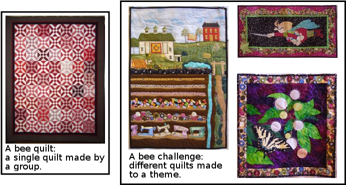 Examples Of Bee Quilts And Bee Challenge Quilts - Bee (698x421), Png Download