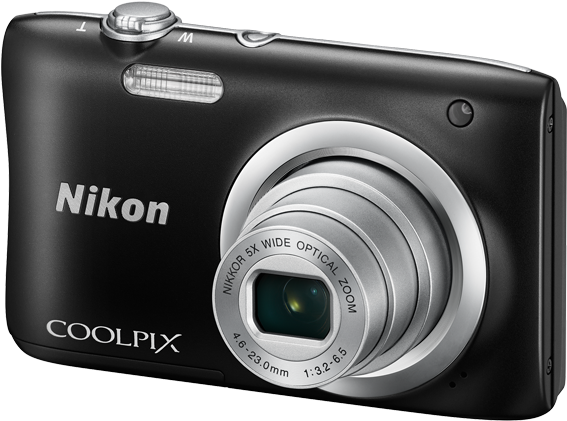 Nikon A10 V=1503091452 - Nikon Coolpix A100 Black (800x600), Png Download